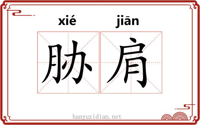 胁肩