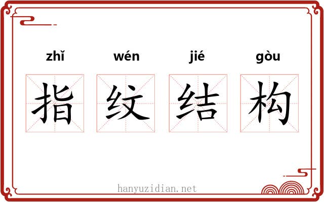 指纹结构 指纹结构