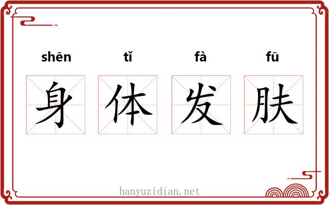 身体发肤 身体发肤