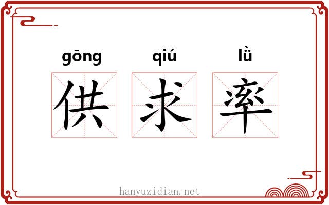 供求率 供求率