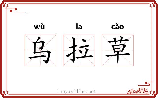 乌拉草 乌拉草