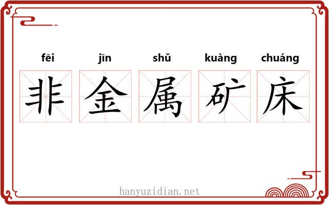 非金属矿床