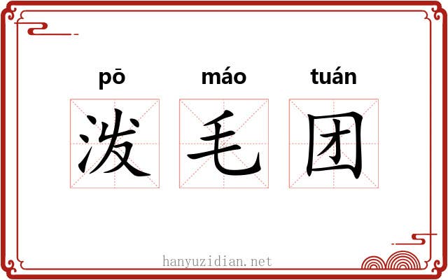 泼毛团 泼毛团