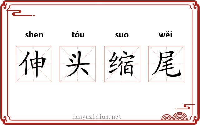 伸头缩尾
