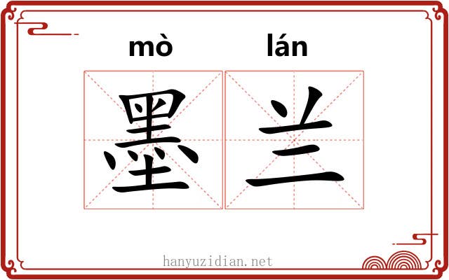 墨兰 墨兰