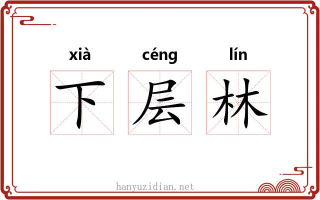 下层林 下层林