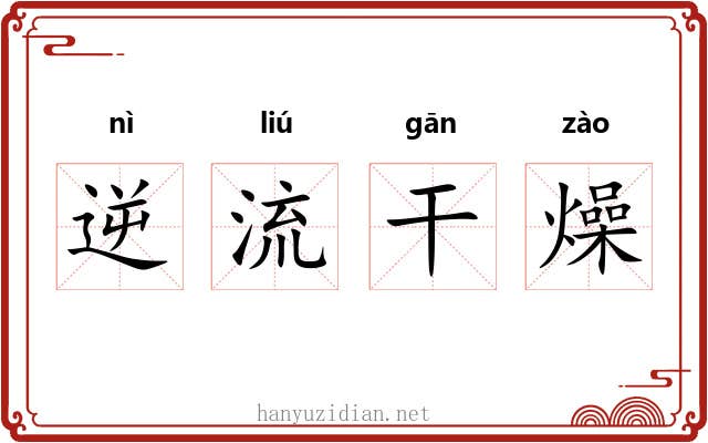 逆流干燥