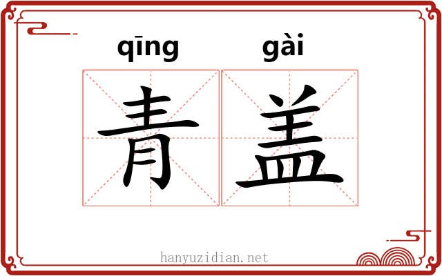 青盖 青盖