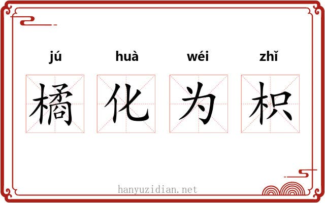 橘化为枳 橘化为枳