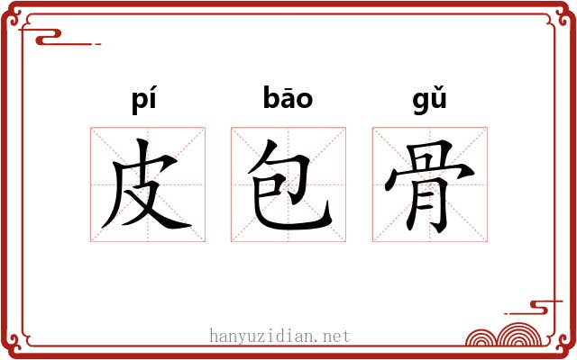 皮包骨 皮包骨