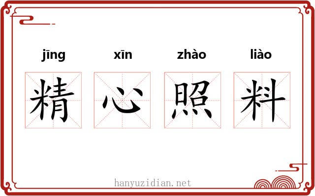 精心照料 精心照料