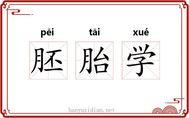 胚胎学 胚胎学