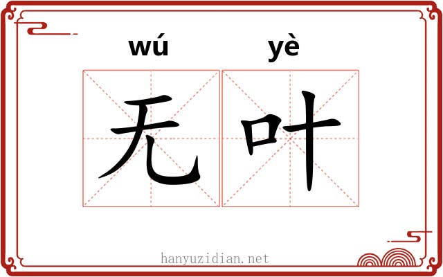 无叶
