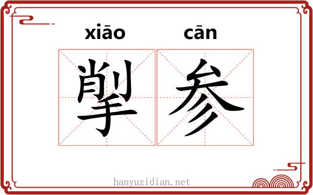 揱参 揱参
