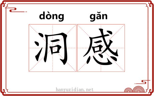 洞感