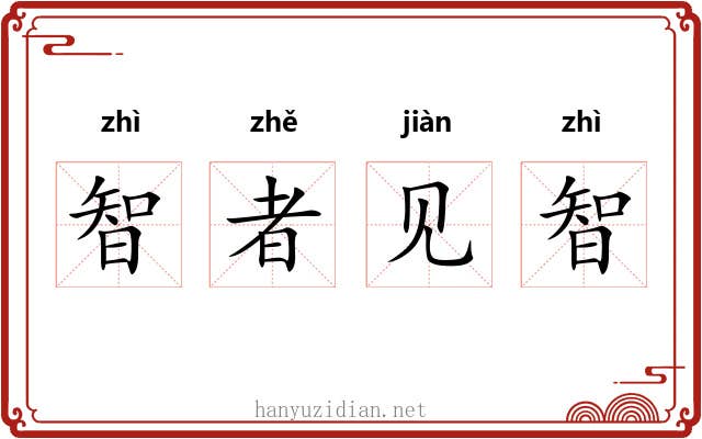 智者见智