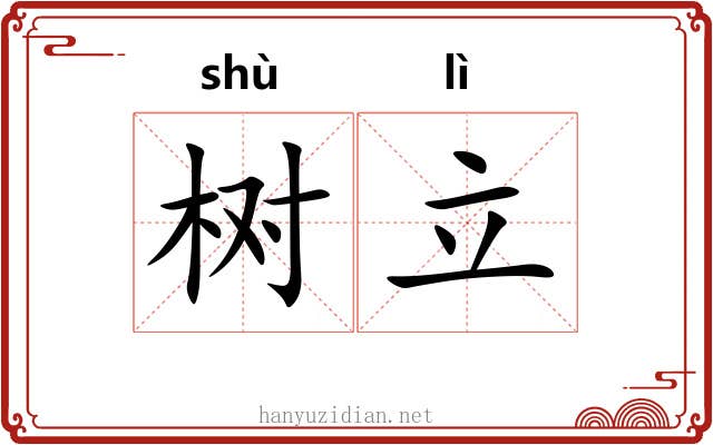 树立