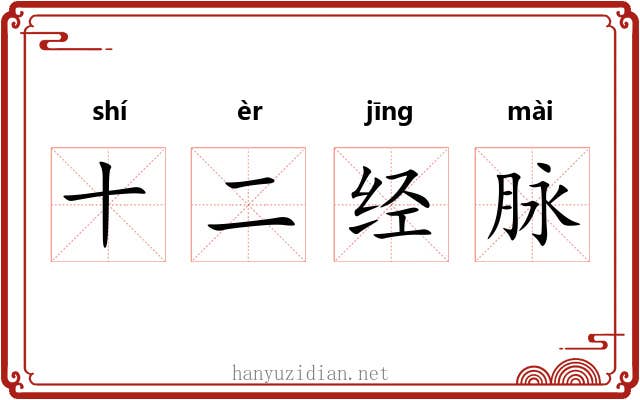 十二经脉 十二经脉