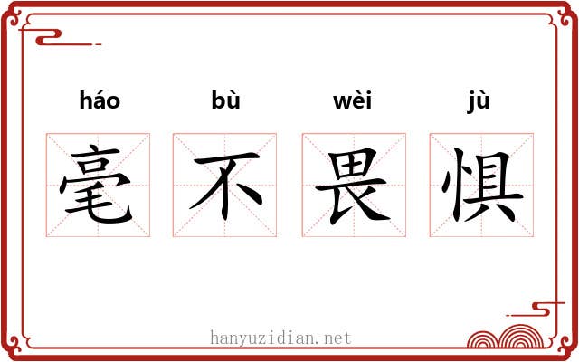 毫不畏惧 毫不畏惧
