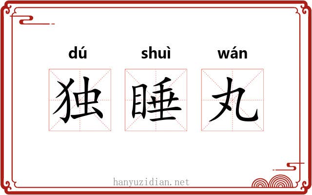 独睡丸 独睡丸