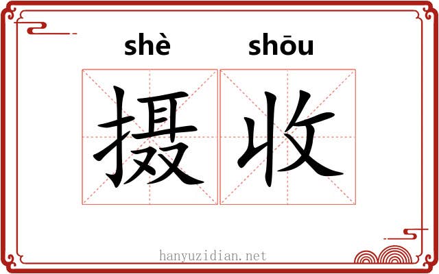 摄收