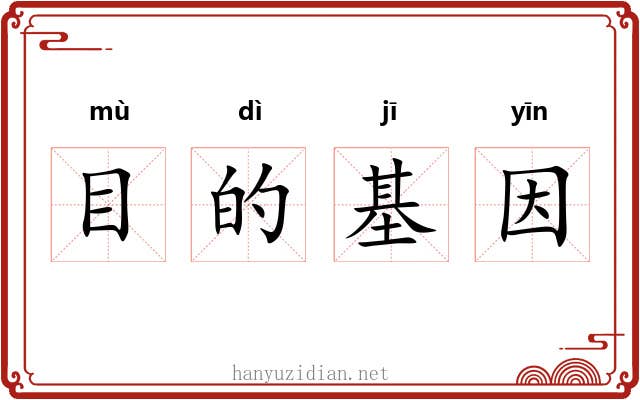 目的基因 目的基因