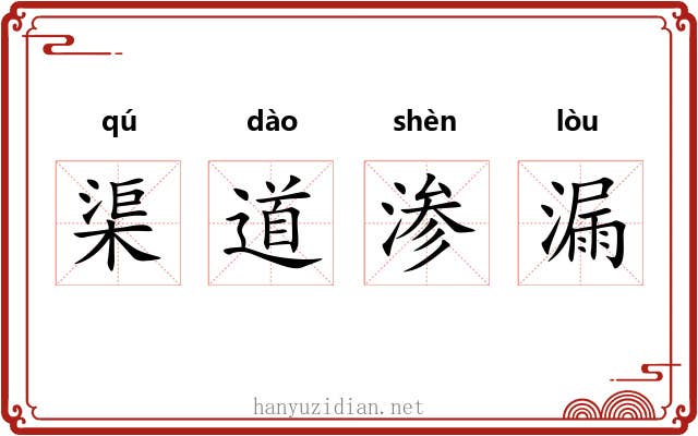渠道渗漏 渠道渗漏
