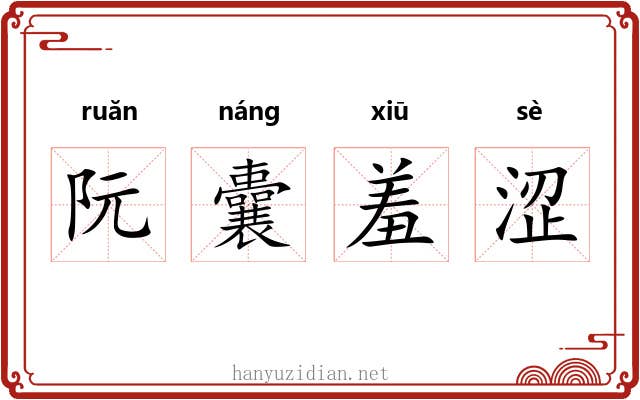 阮囊羞涩