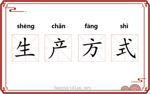 生产方式