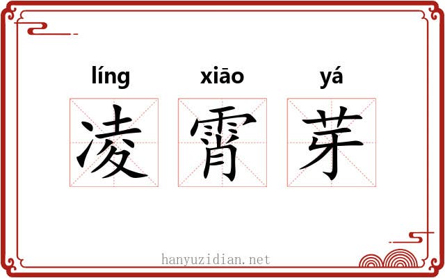 凌霄芽