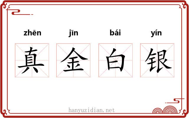 真金白银 真金白银