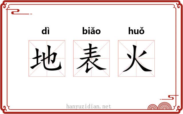 地表火 地表火