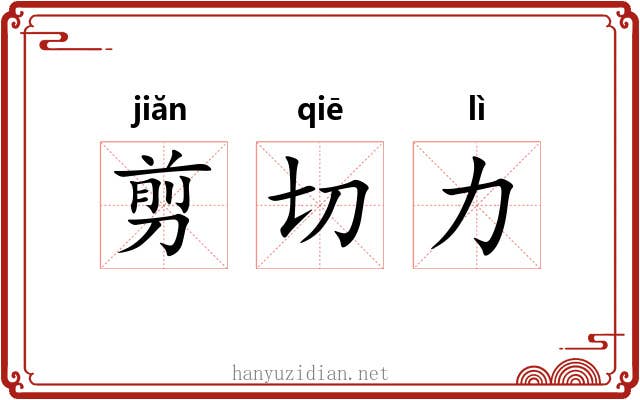 剪切力 剪切力