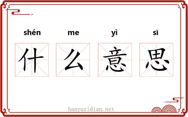 什么意思
