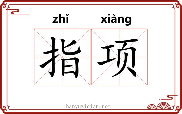 指项