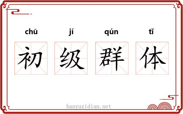 初级群体 初级群体