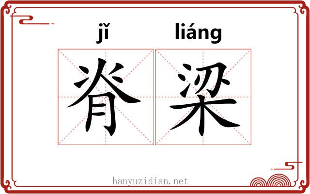 脊梁 脊梁