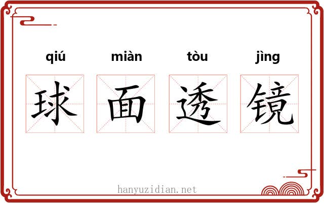 球面透镜