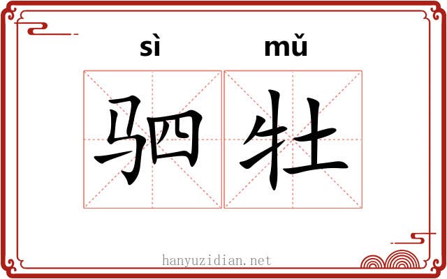 驷牡