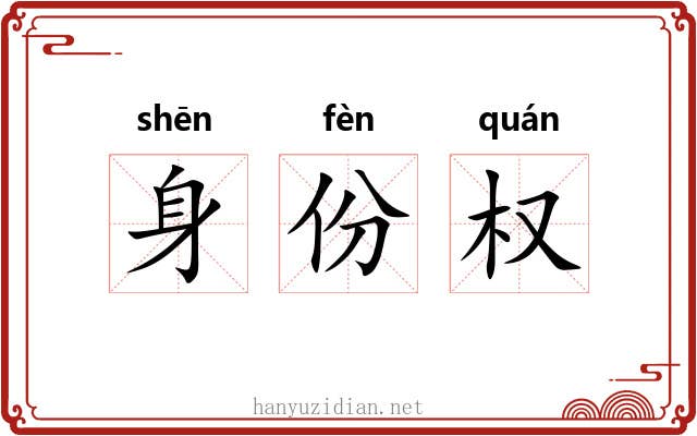 身份权