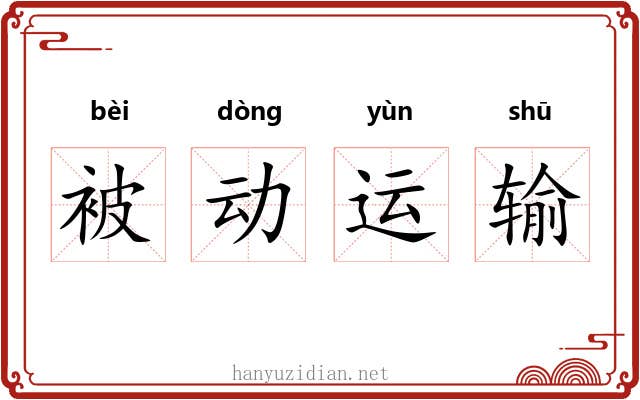 被动运输