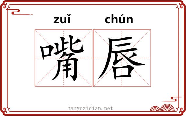 嘴唇