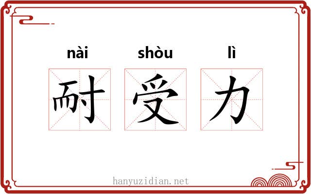 耐受力