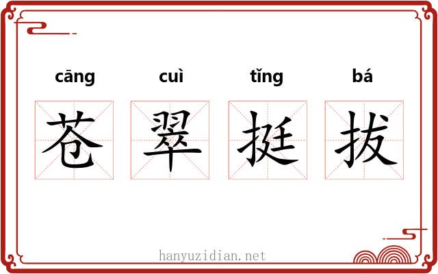 苍翠挺拔 苍翠挺拔