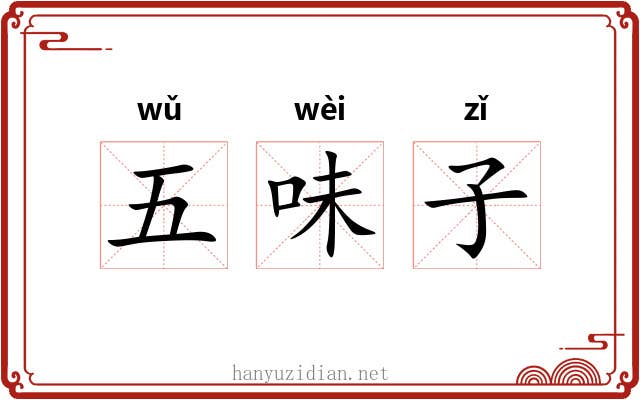 五味子 五味子