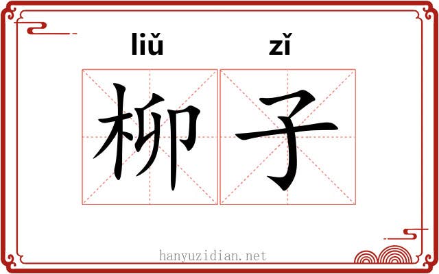 柳子 柳子