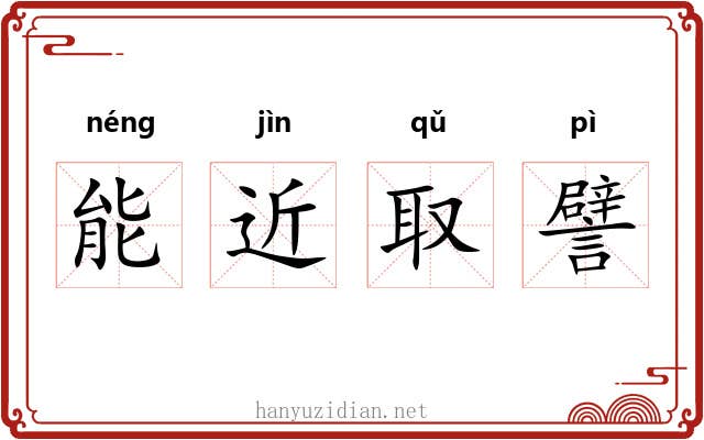 能近取譬 能近取譬