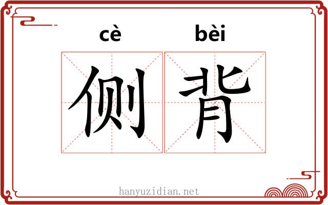 侧背