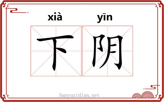 下阴 下阴