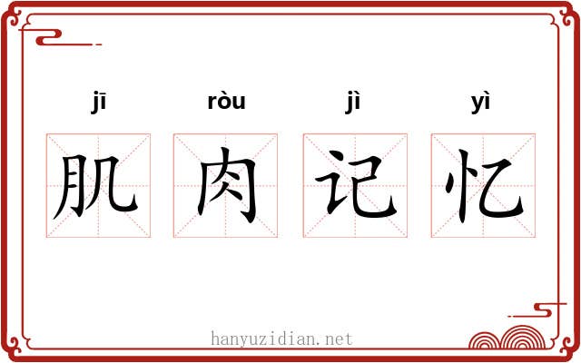 肌肉记忆
